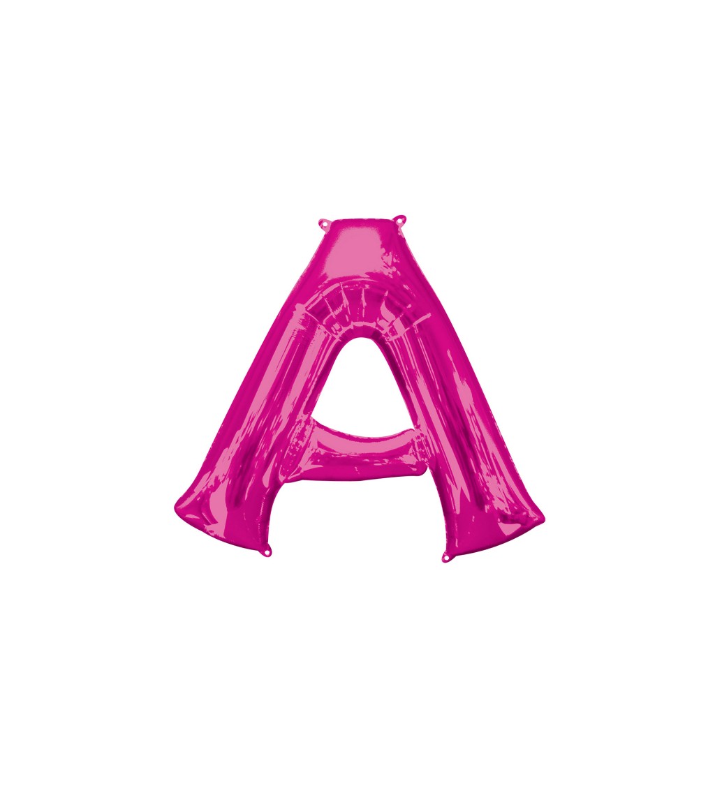 Balonek "A" - růžový