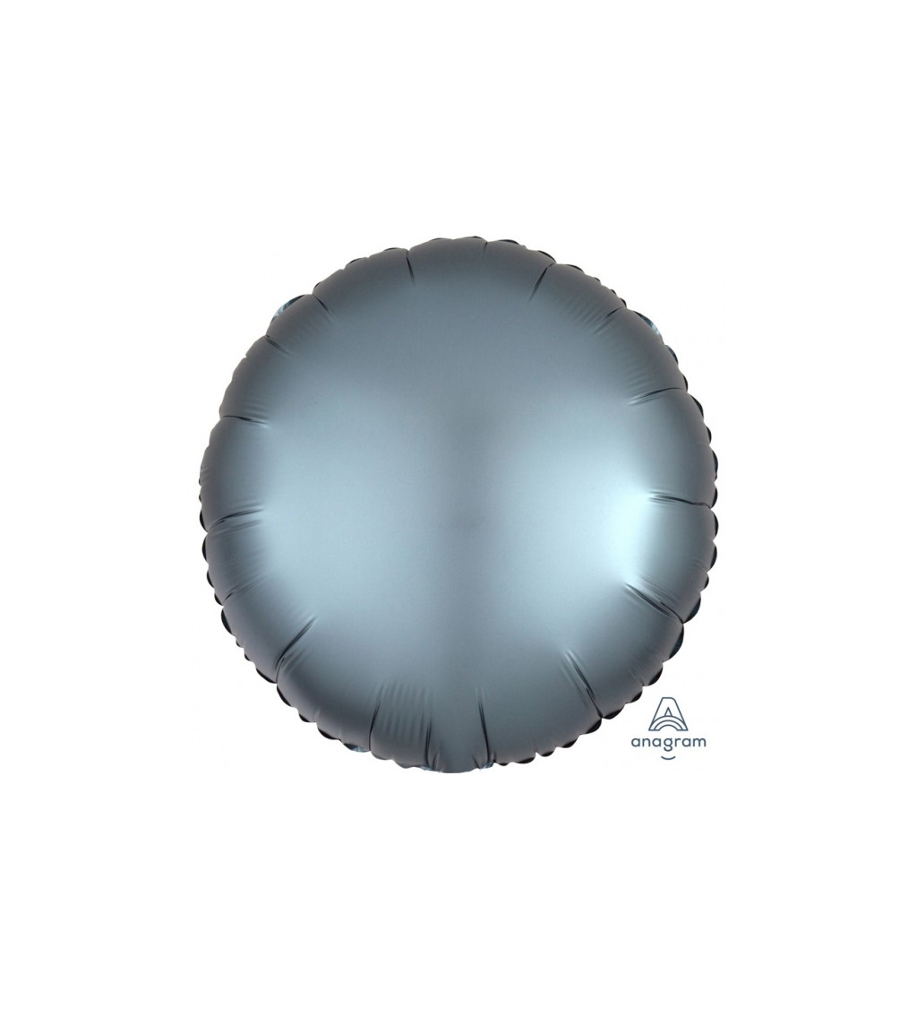 Fóliový balónek ve tvaru kola - ocelový