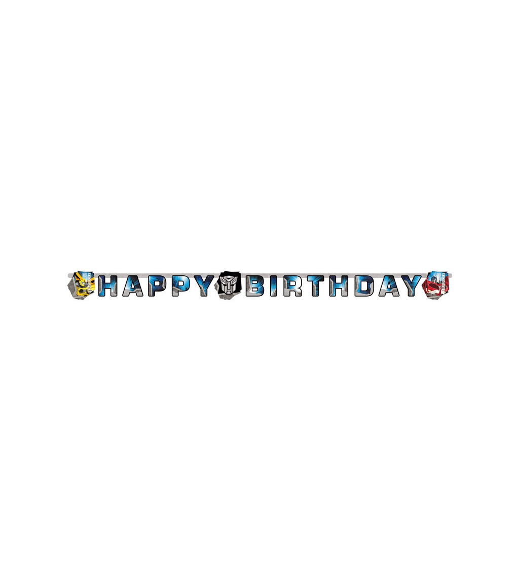 Girlanda - Happy Birthday s Transformers