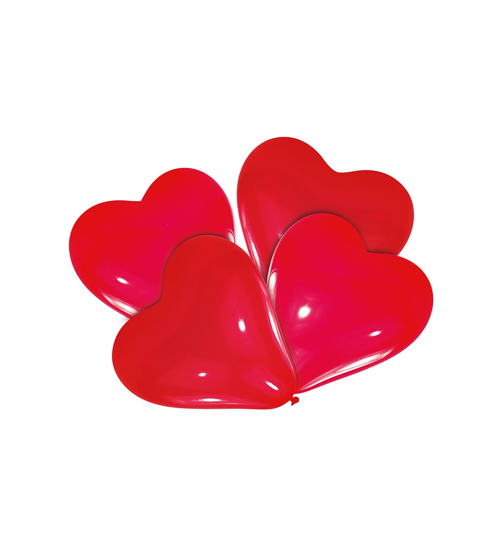 Latexové balónky Červené srdce