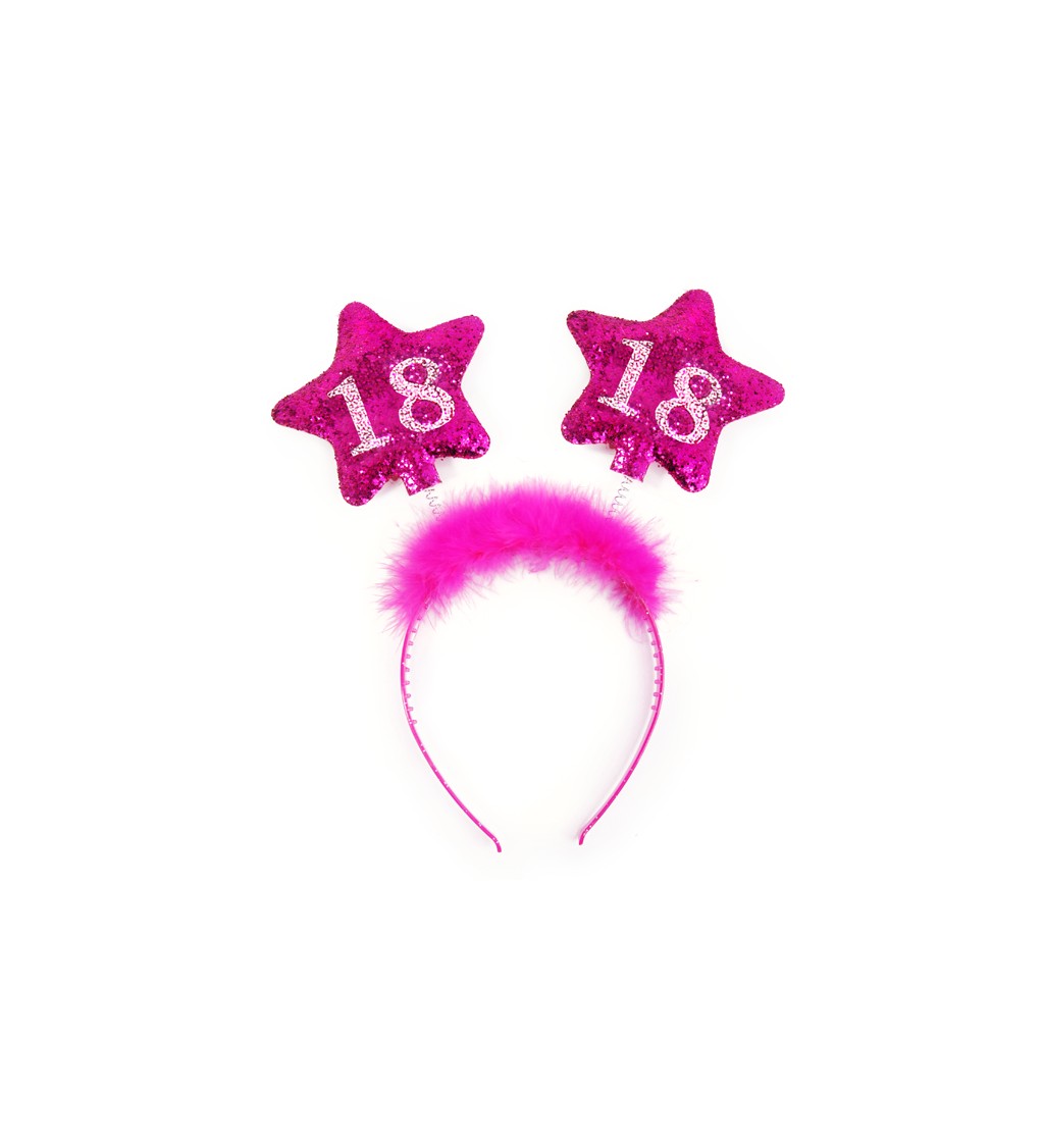 Čelenka číslo 18 - růžová barva