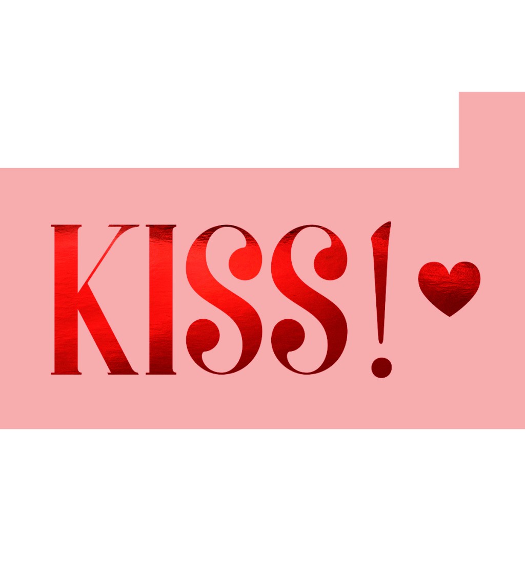 Párty vychytávka - foto rámeček KISS