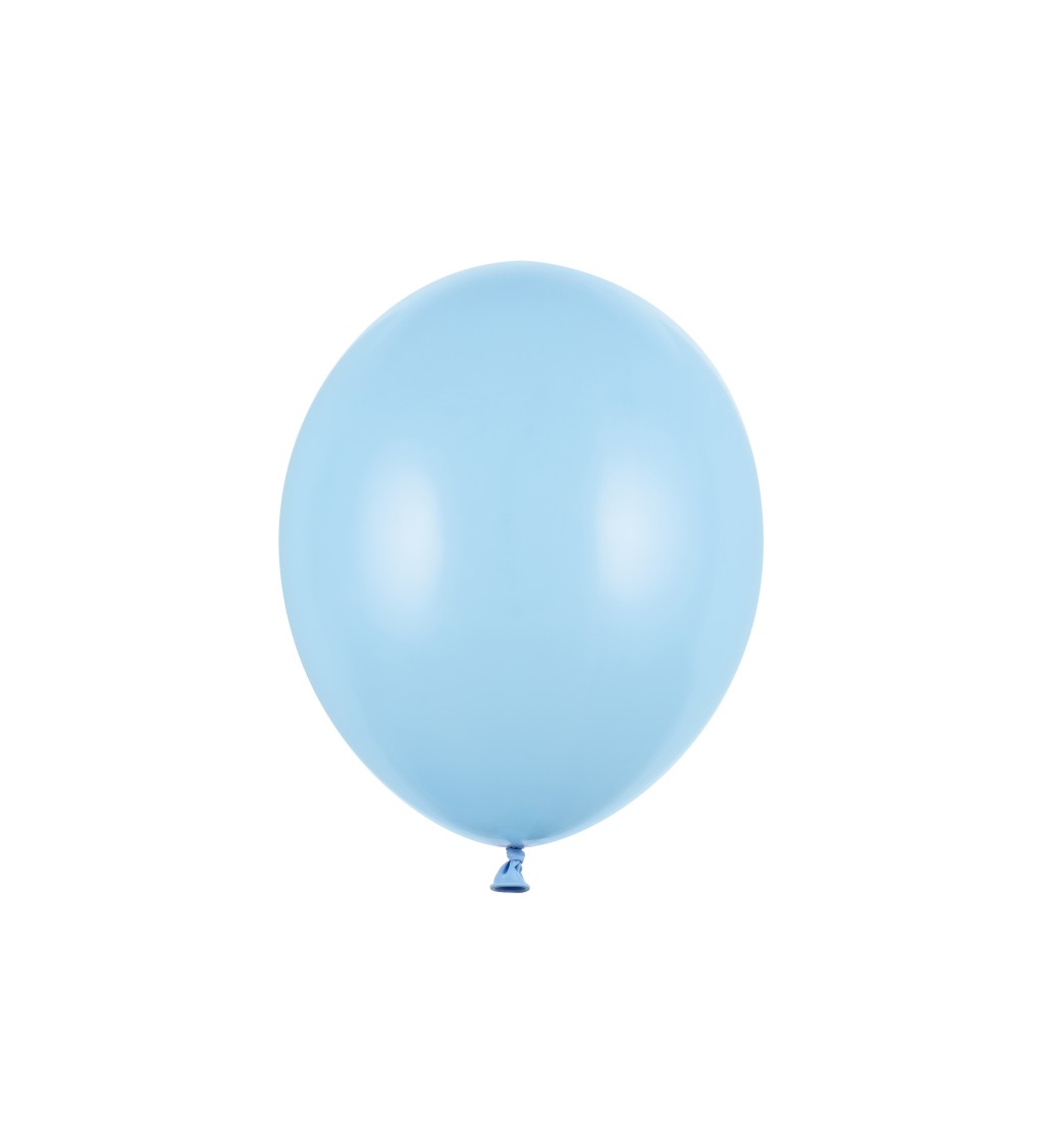Balónek pastelový - světle modrý - 10 ks