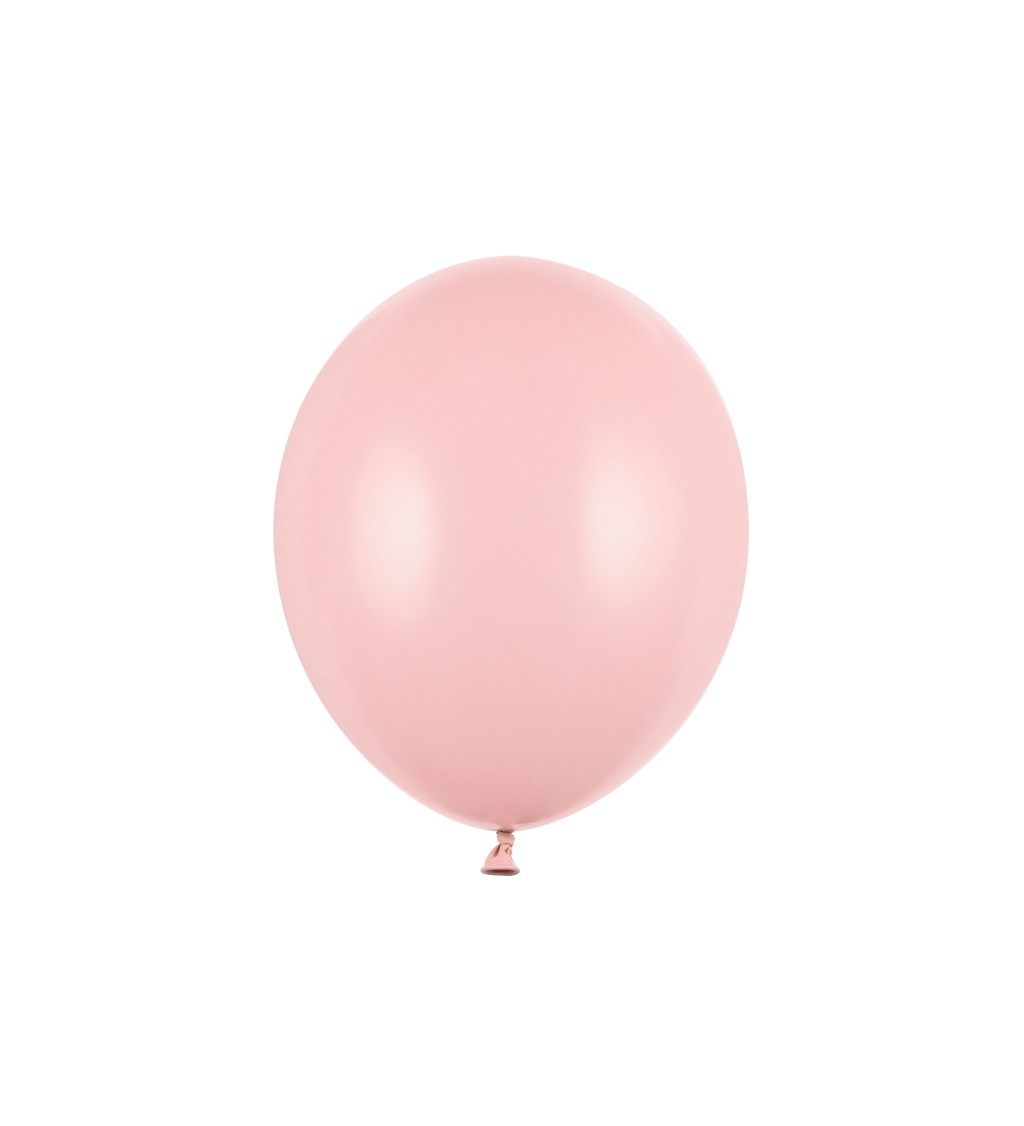 Balónek pastelový - světle růžový 10 ks