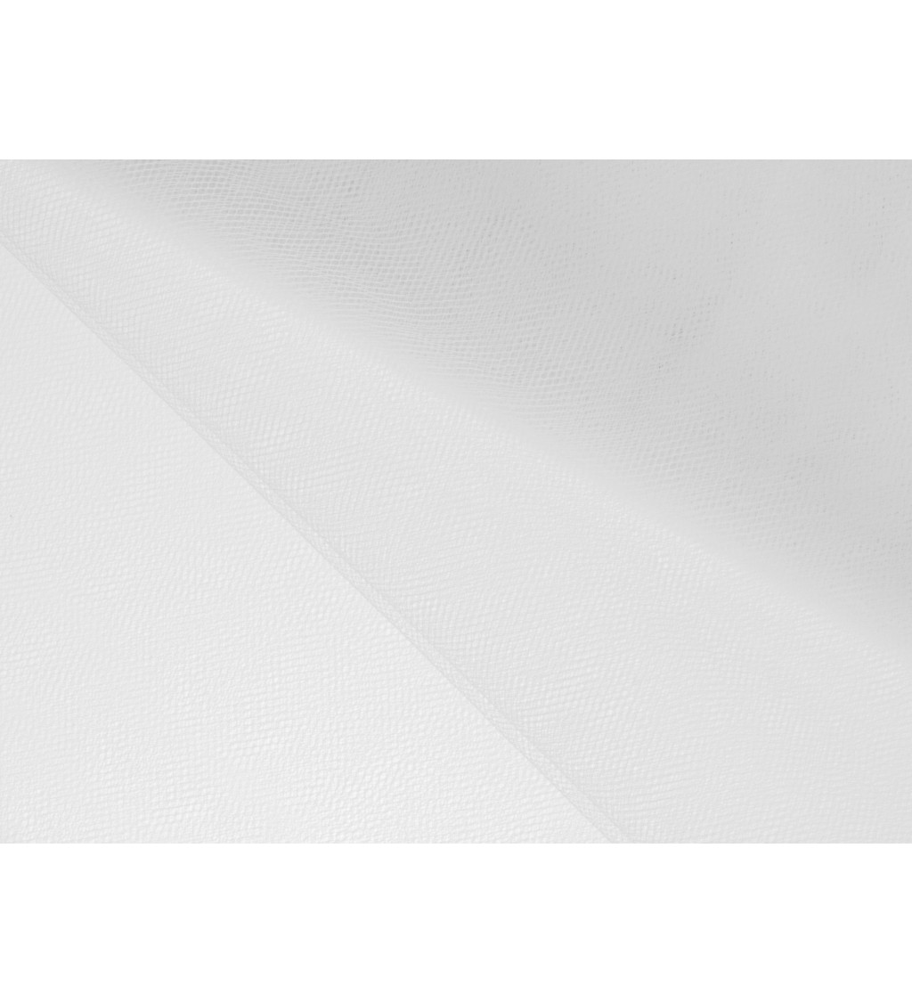 Dekorativní tyl - bílý (10 m)