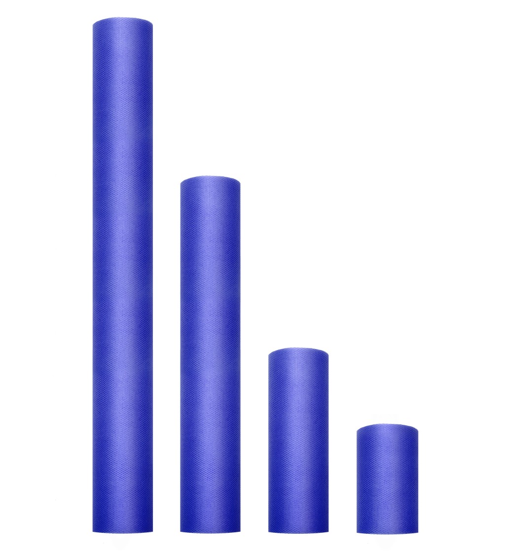 Dekorativní tyl - modrý (15cm)