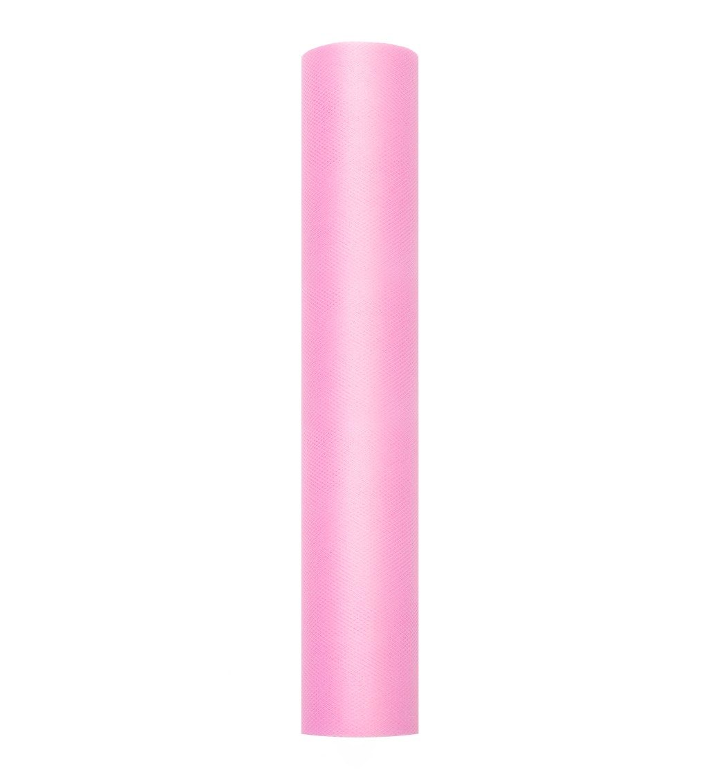Dekorativní tyl - světle růžový (30cm)