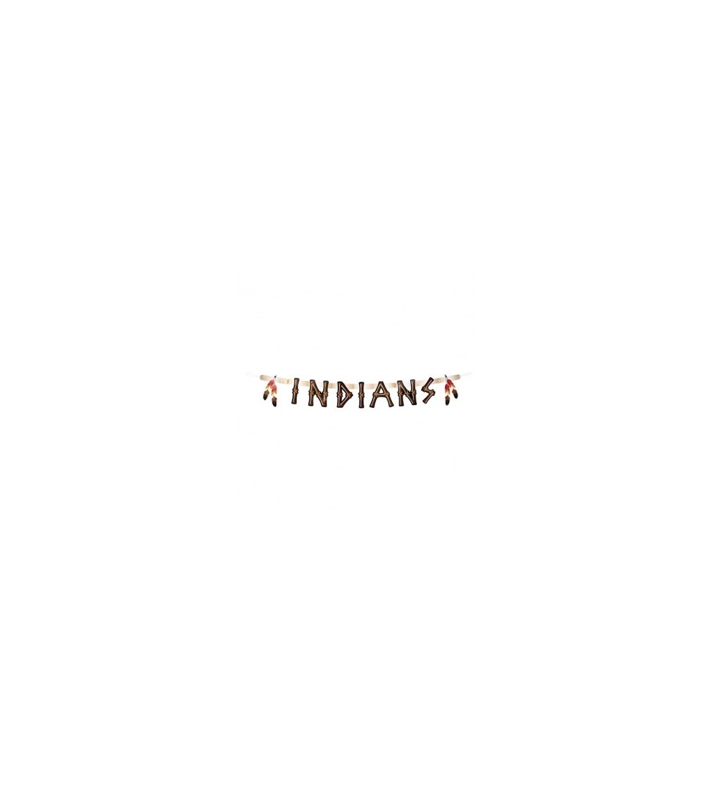 Banner "Indiáni" (Indians)