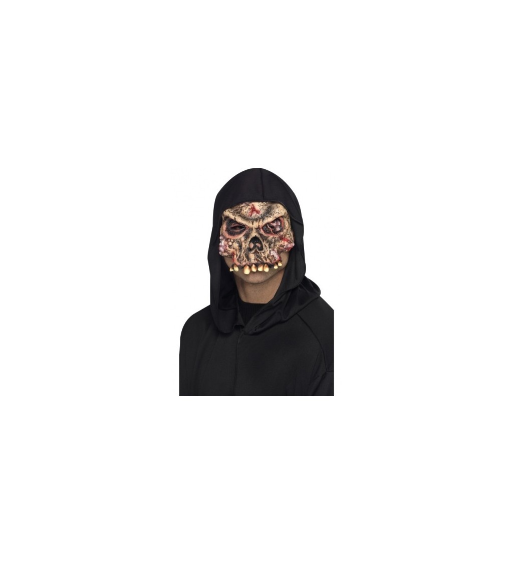 Zombie skeletonová maska