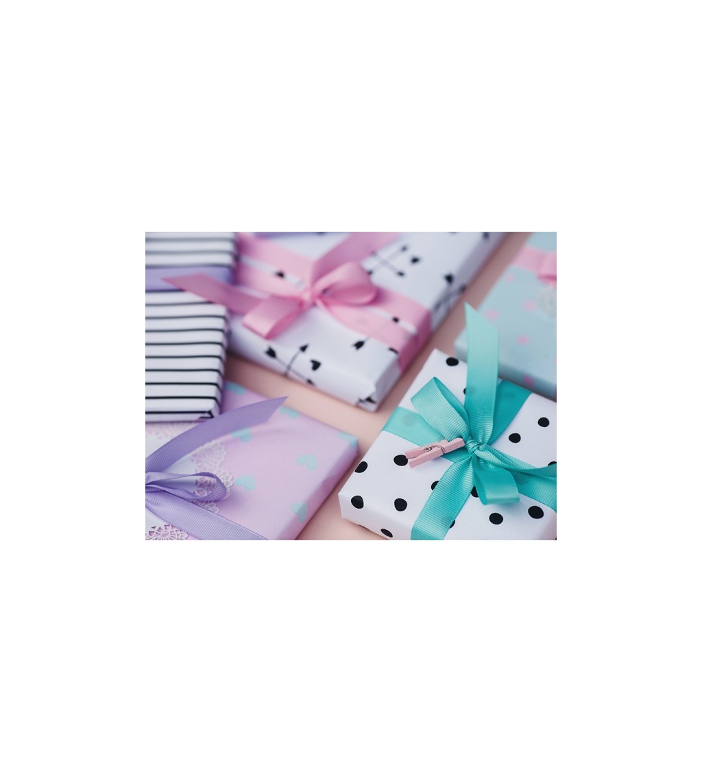 Dekorativní grogrénová stuha - světle fialová