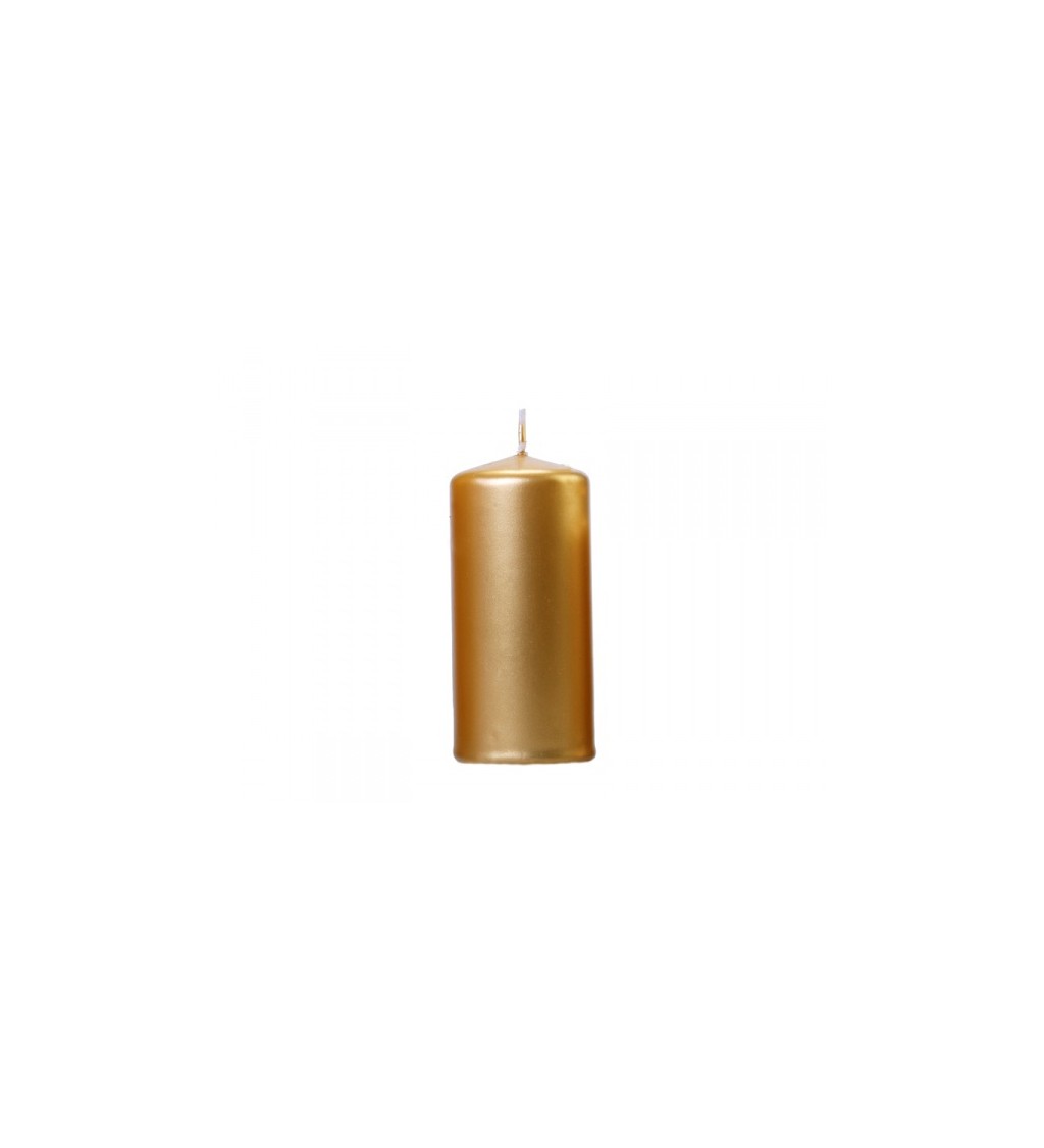 Dekorativní svíčka I - zlatá 