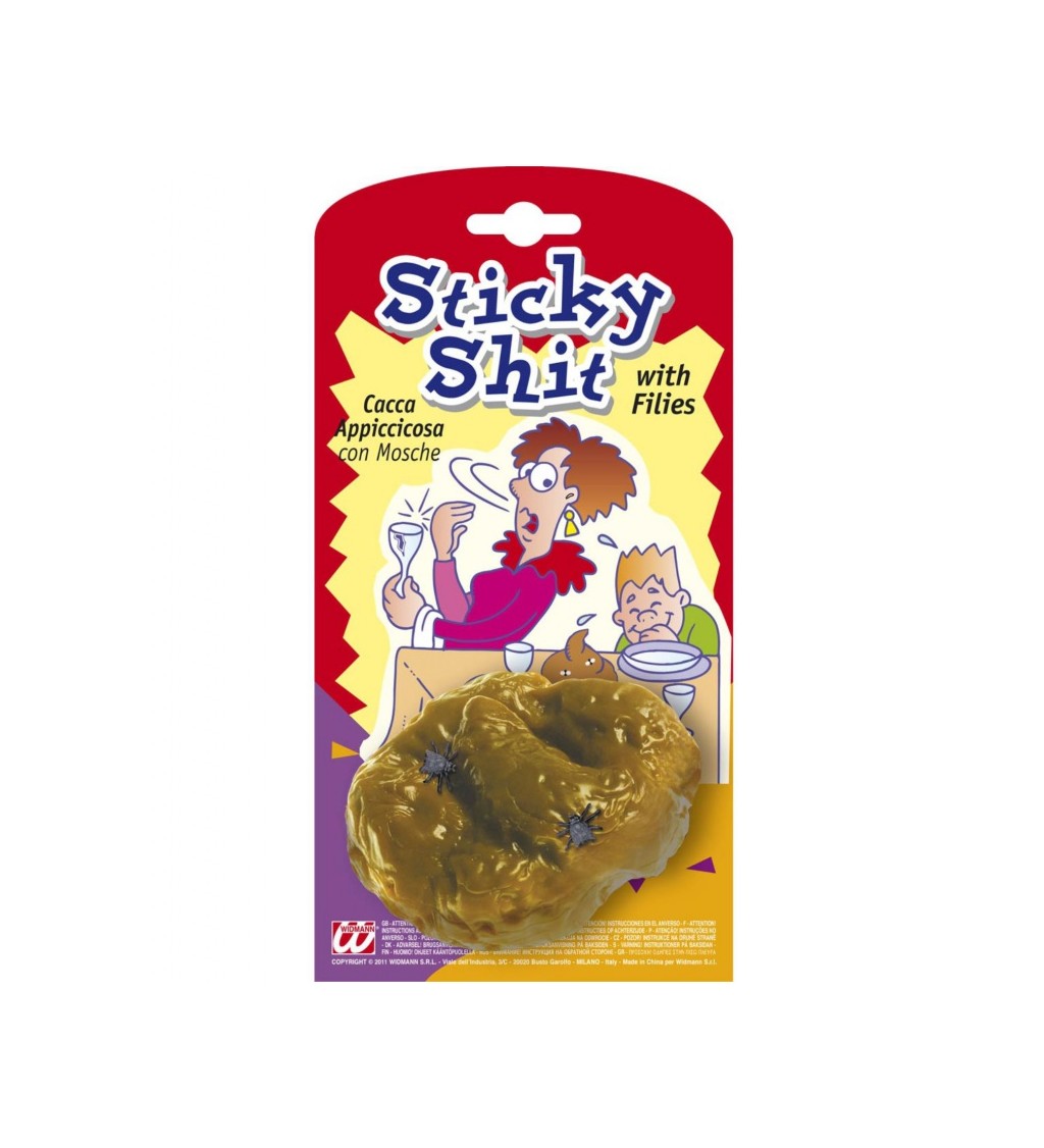 Umělé hovínko s mouchou