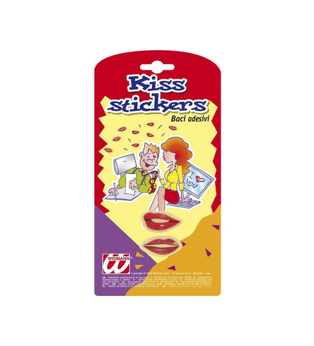 Sada čtyř samolepek - pusa