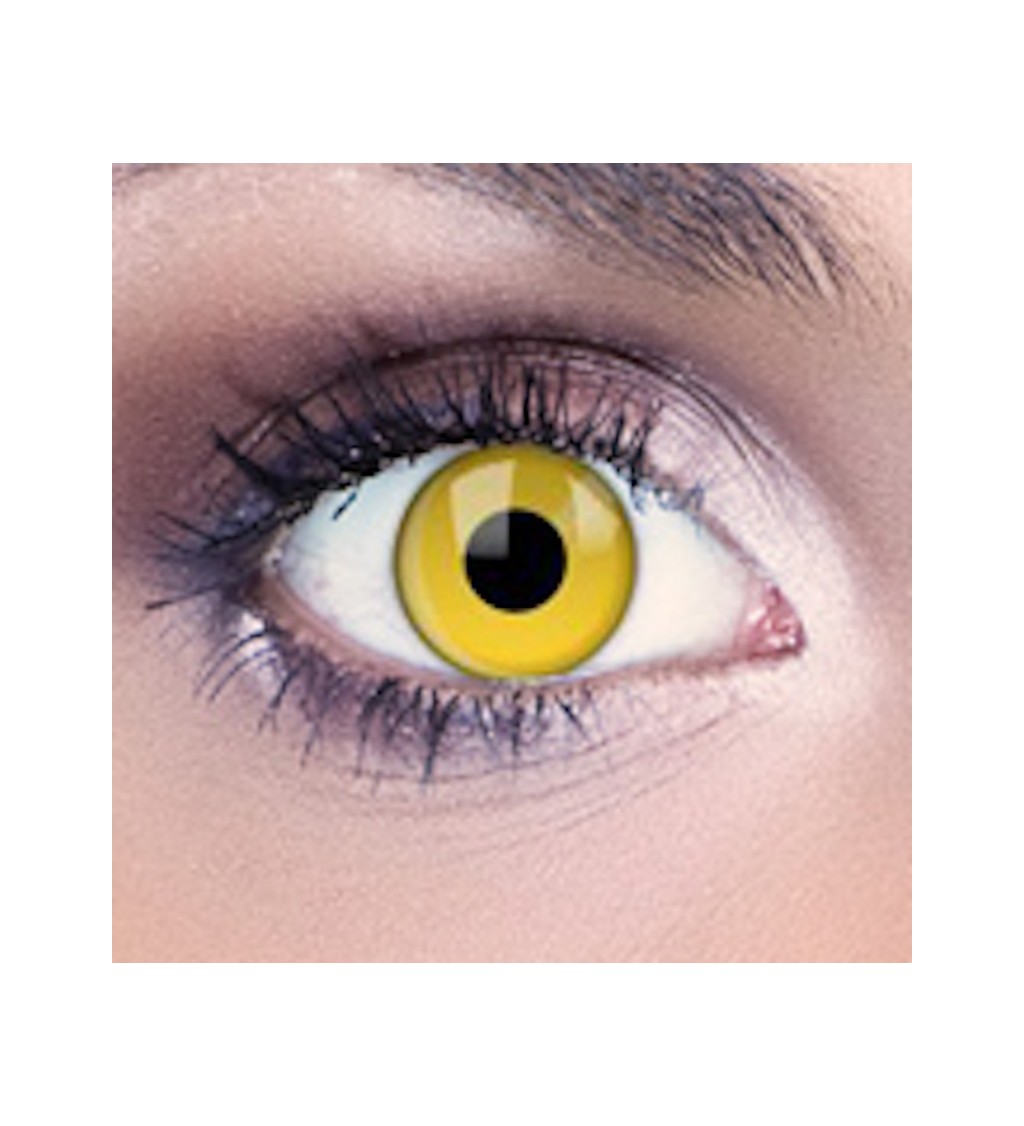 Kontaktní čočky UV - žluté