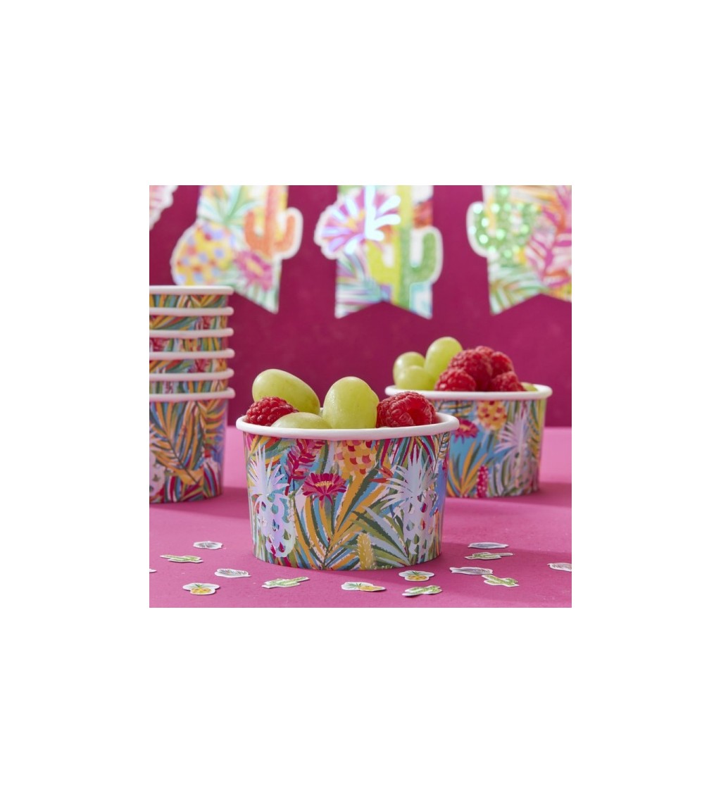 Kornoutky na cupcakes - exotická flóra 8 ks