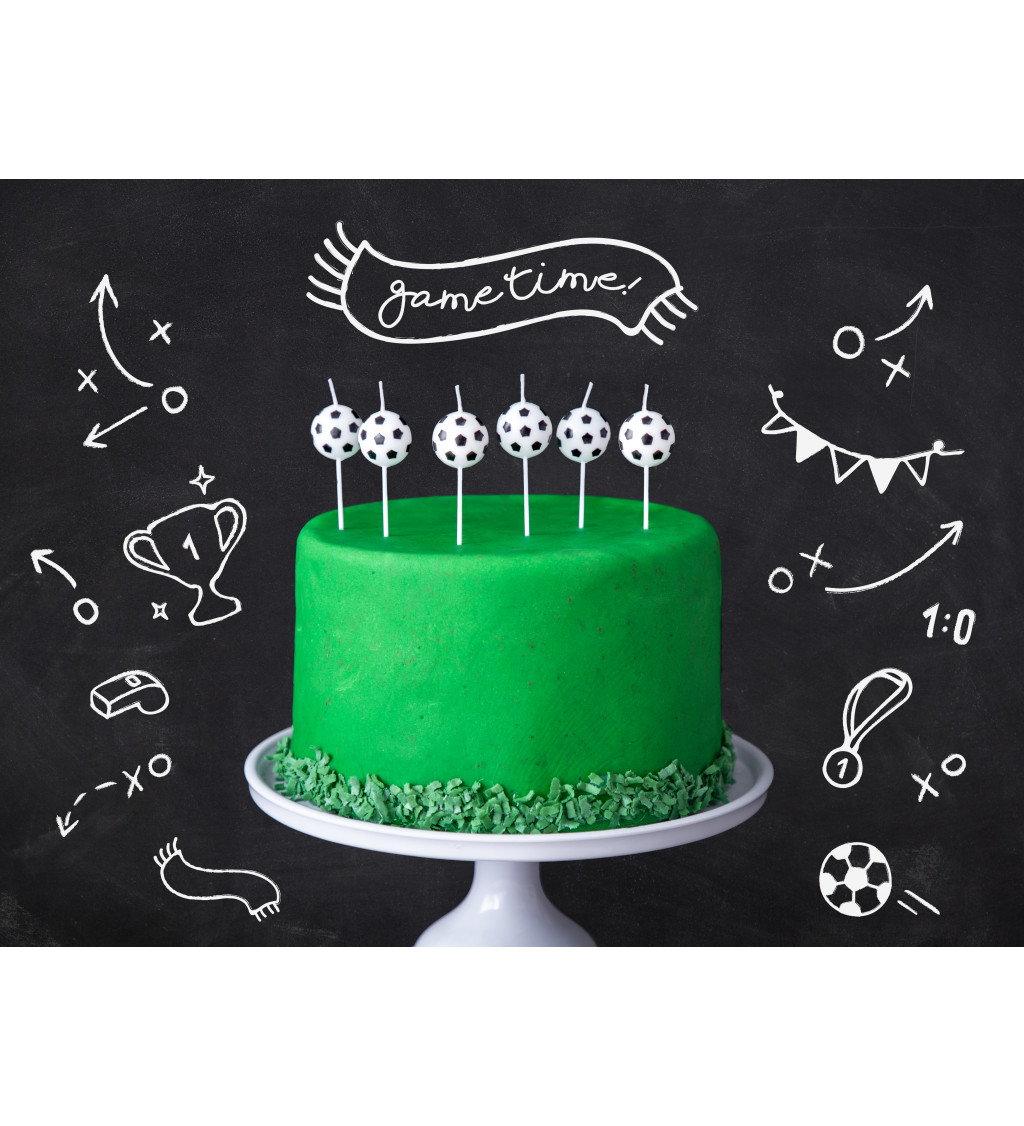 Svíčka dortová - fotbalový míček