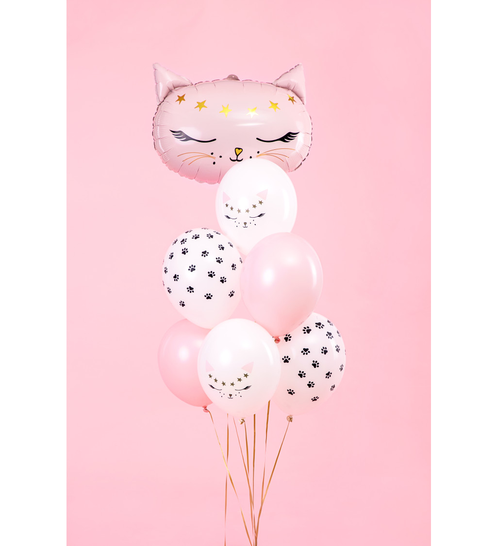 Sada pevných latexových balónků Cat