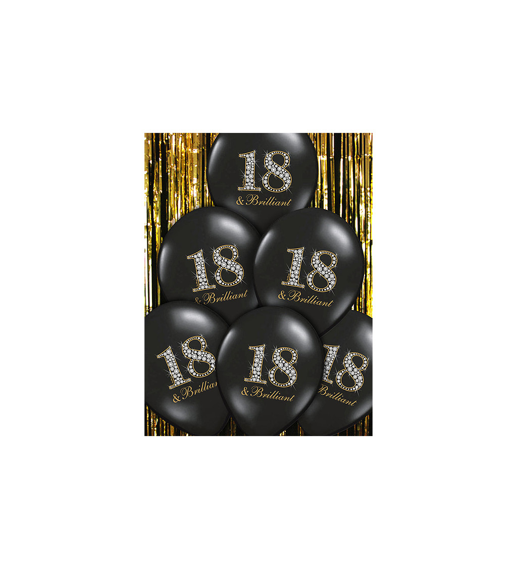 Balónek černý - číslo 18