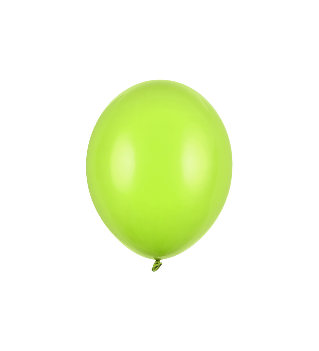 Balení latexových balónků - světle zelené