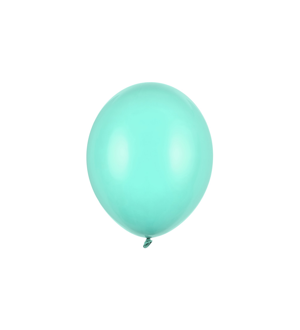 Latexové tyrkysové balóny