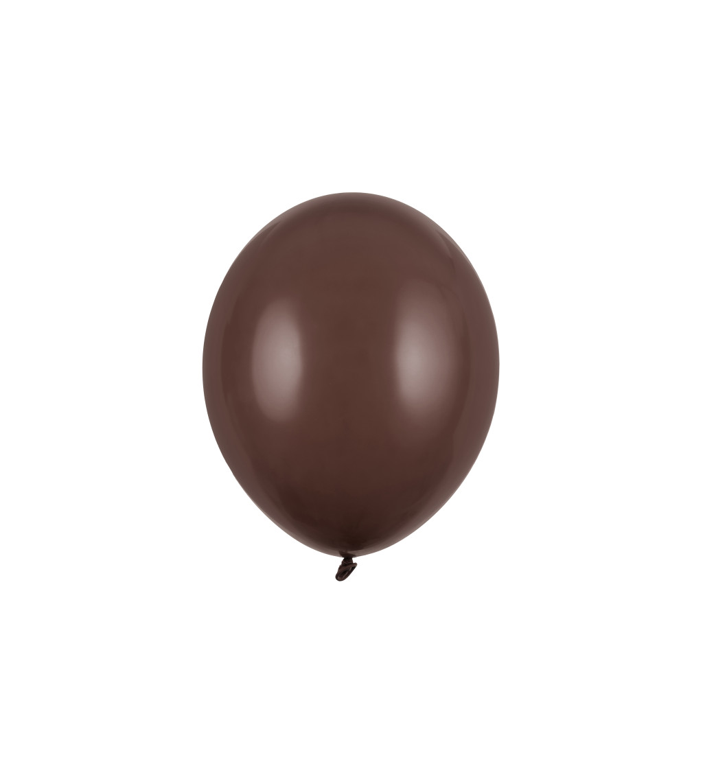 Latexové balónky tmavě hnědé