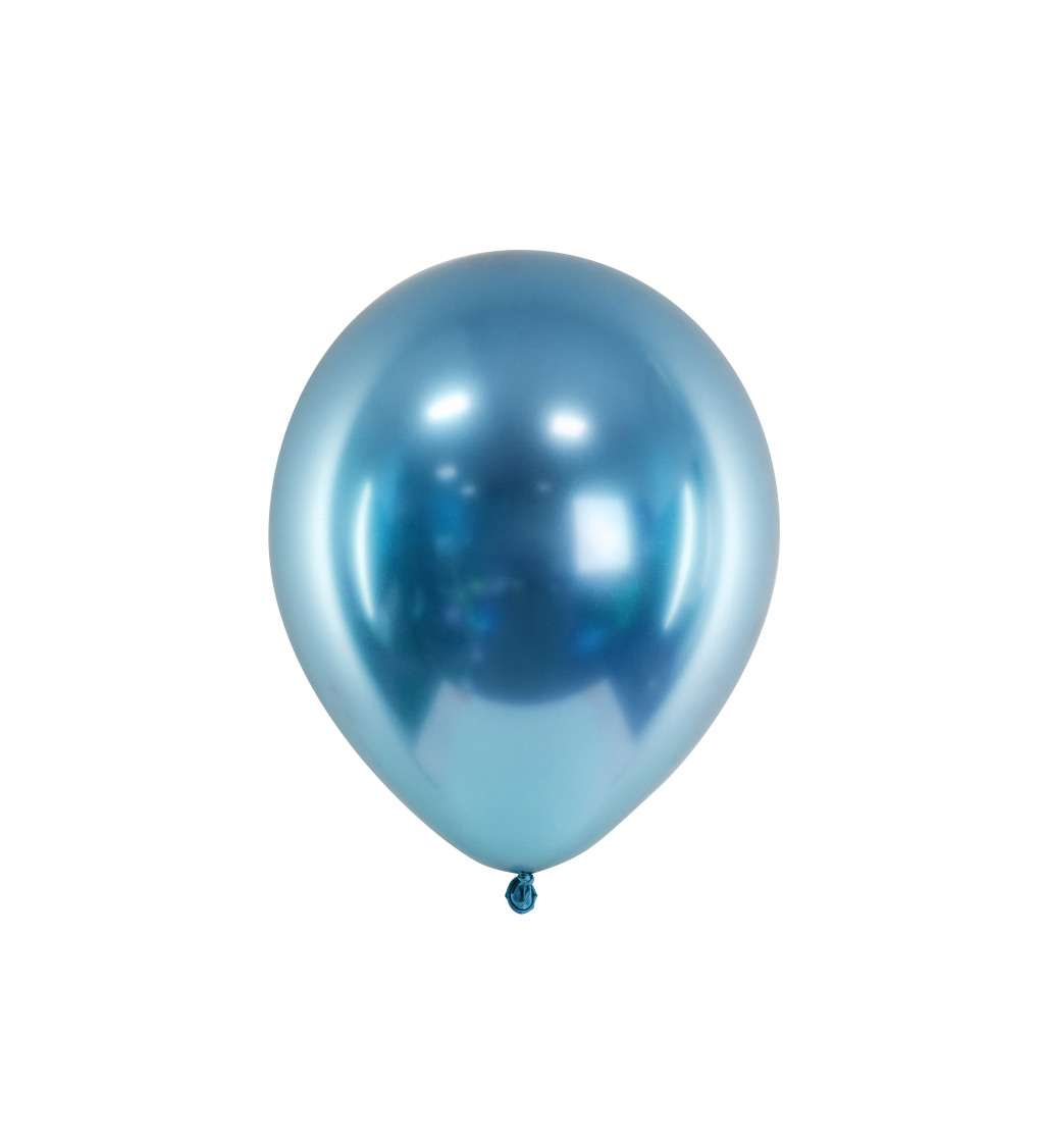 Modrý balónek glossy
