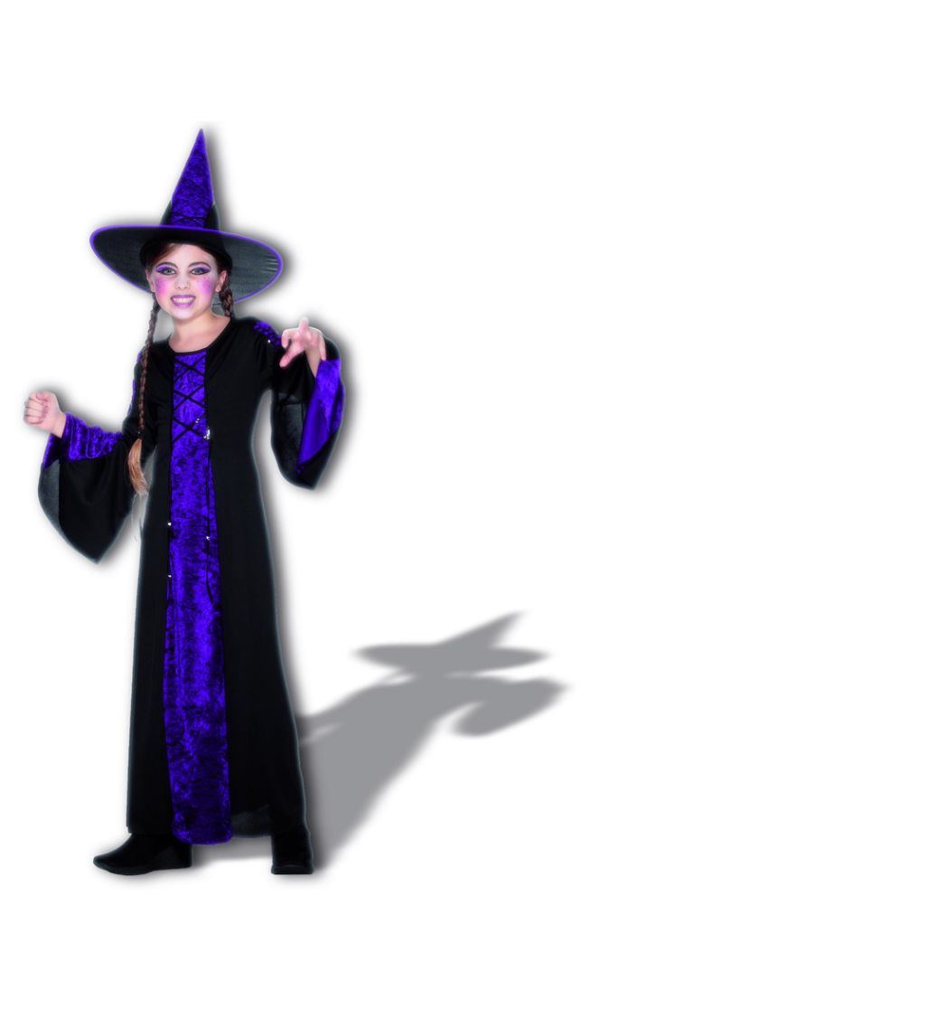 Dívčí kostým - čarodějnice deluxe