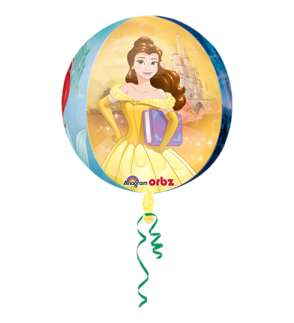 Fóliový balónek - kulatý - Disney princezny