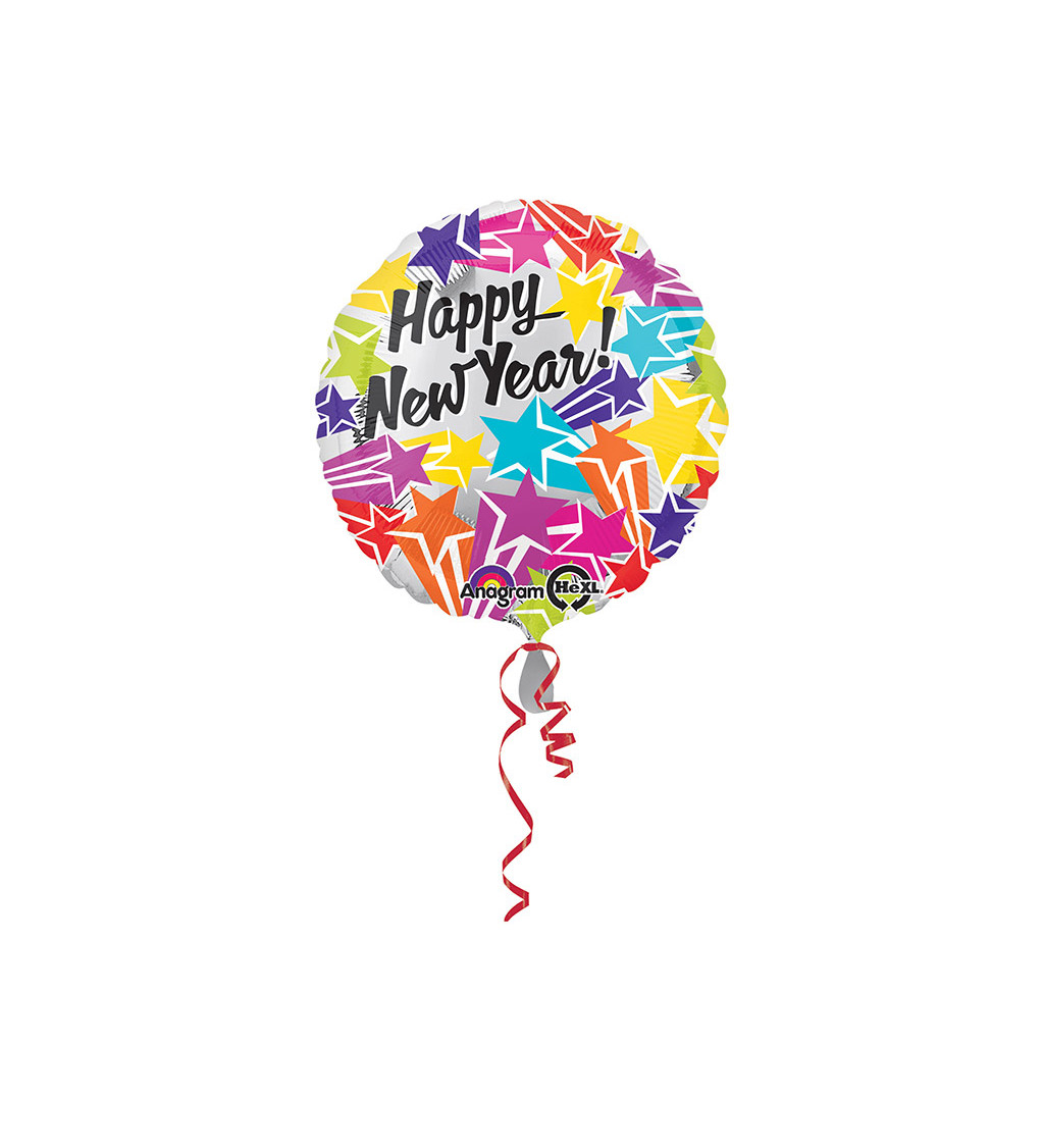 Balonek Nový rok - fóliový