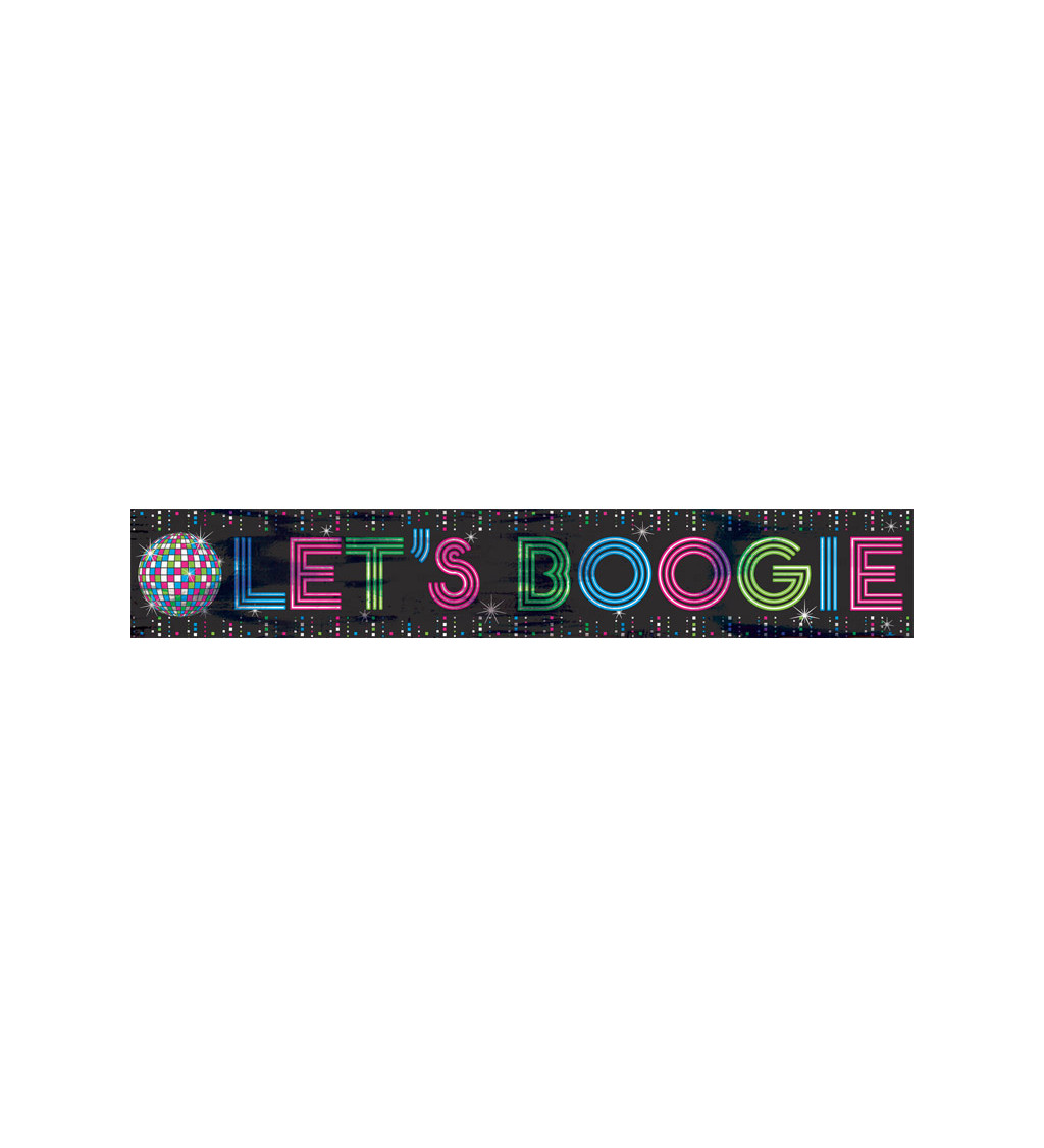Let's Boogie - Banner DISCO