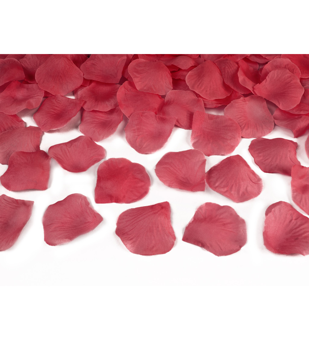 Vystřelovací konfety - lístky růže, 60 cm