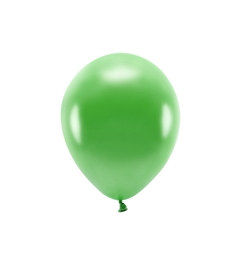 ECO balónky metalické zelené