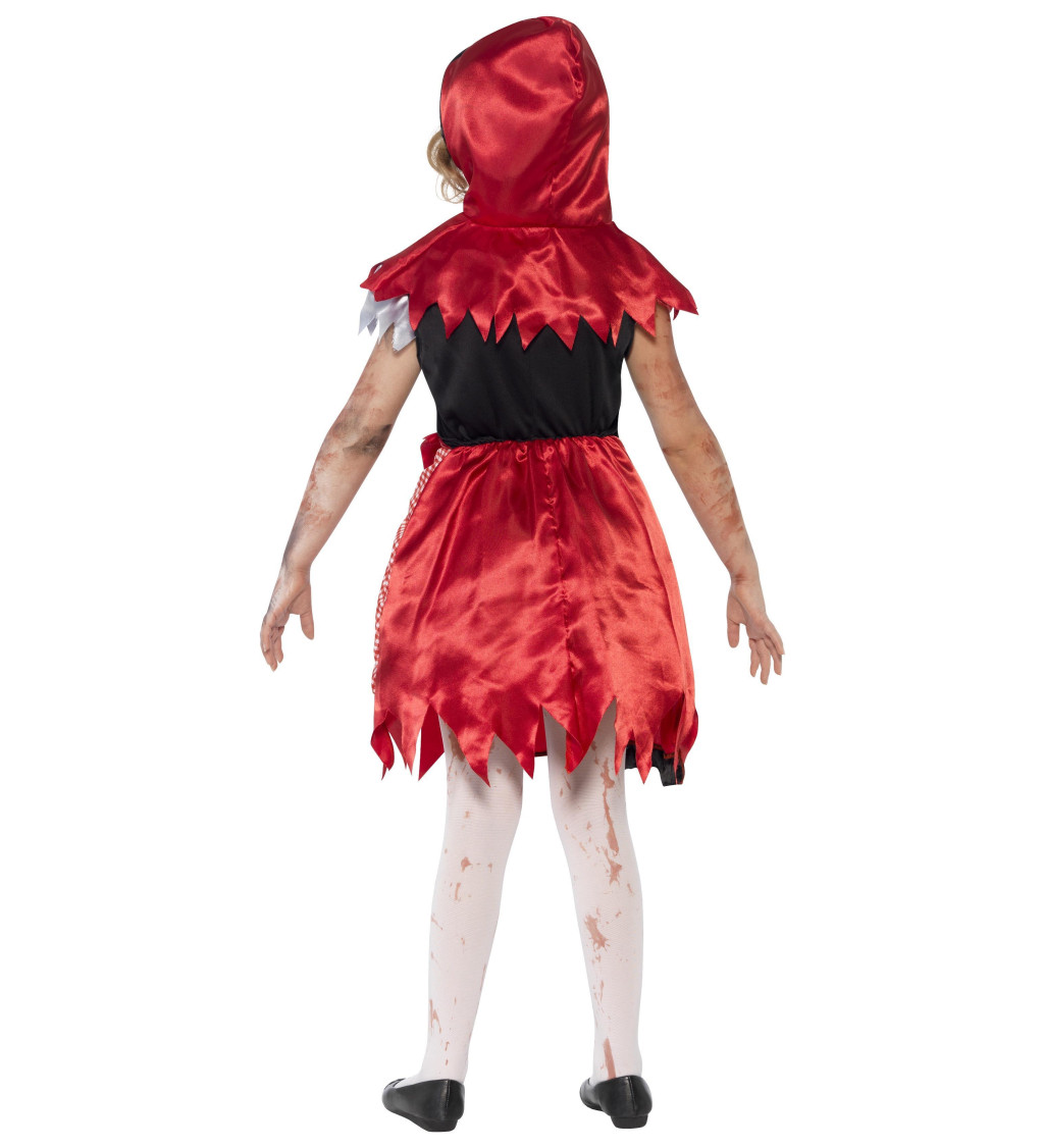 Dívčí kostým zombie hood