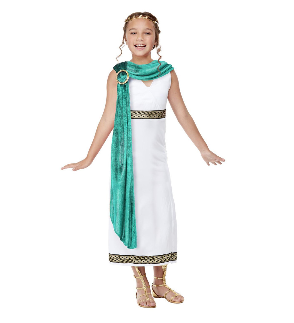 Dívčí luxusní kostým Římanka