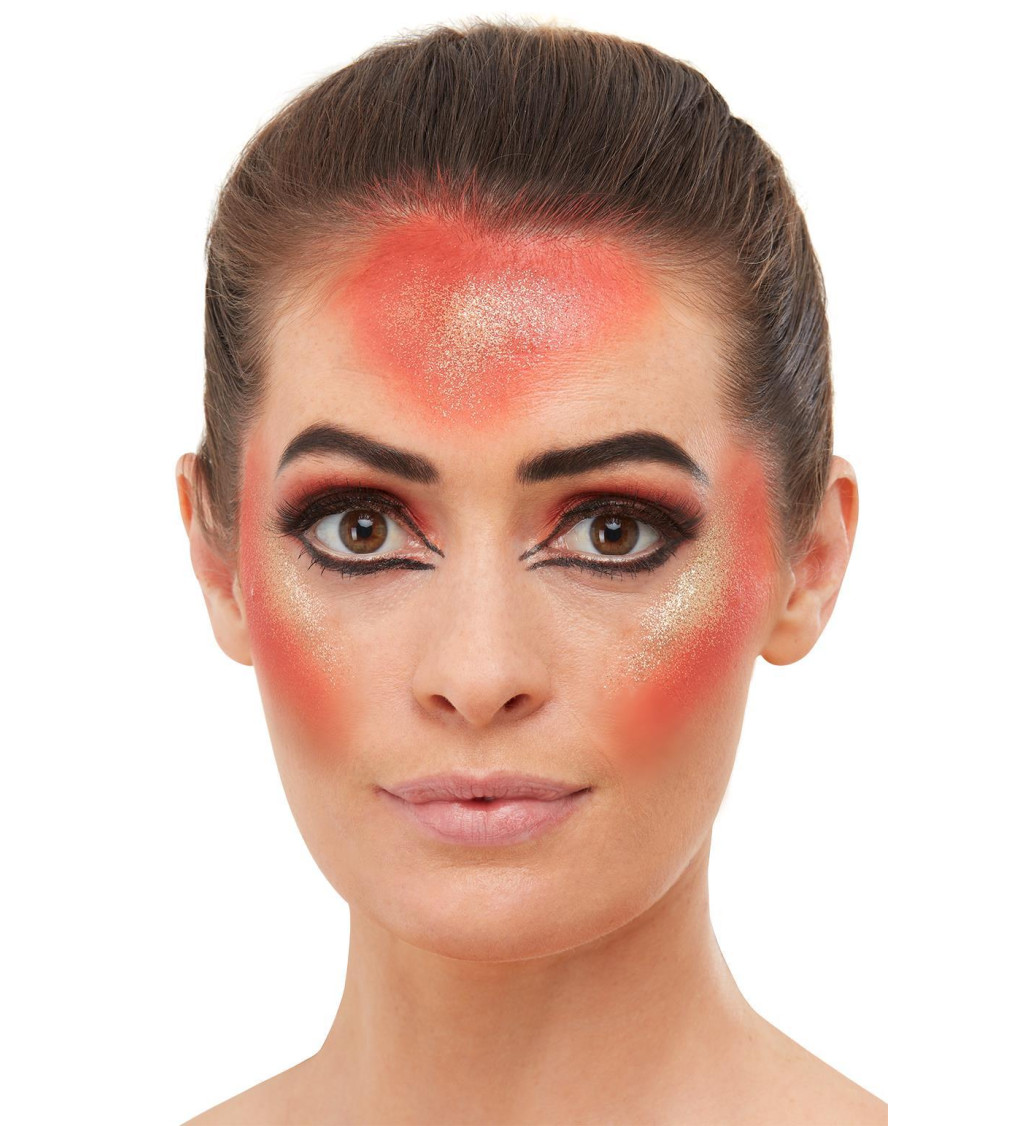 Make-up - ohnivý vzhled