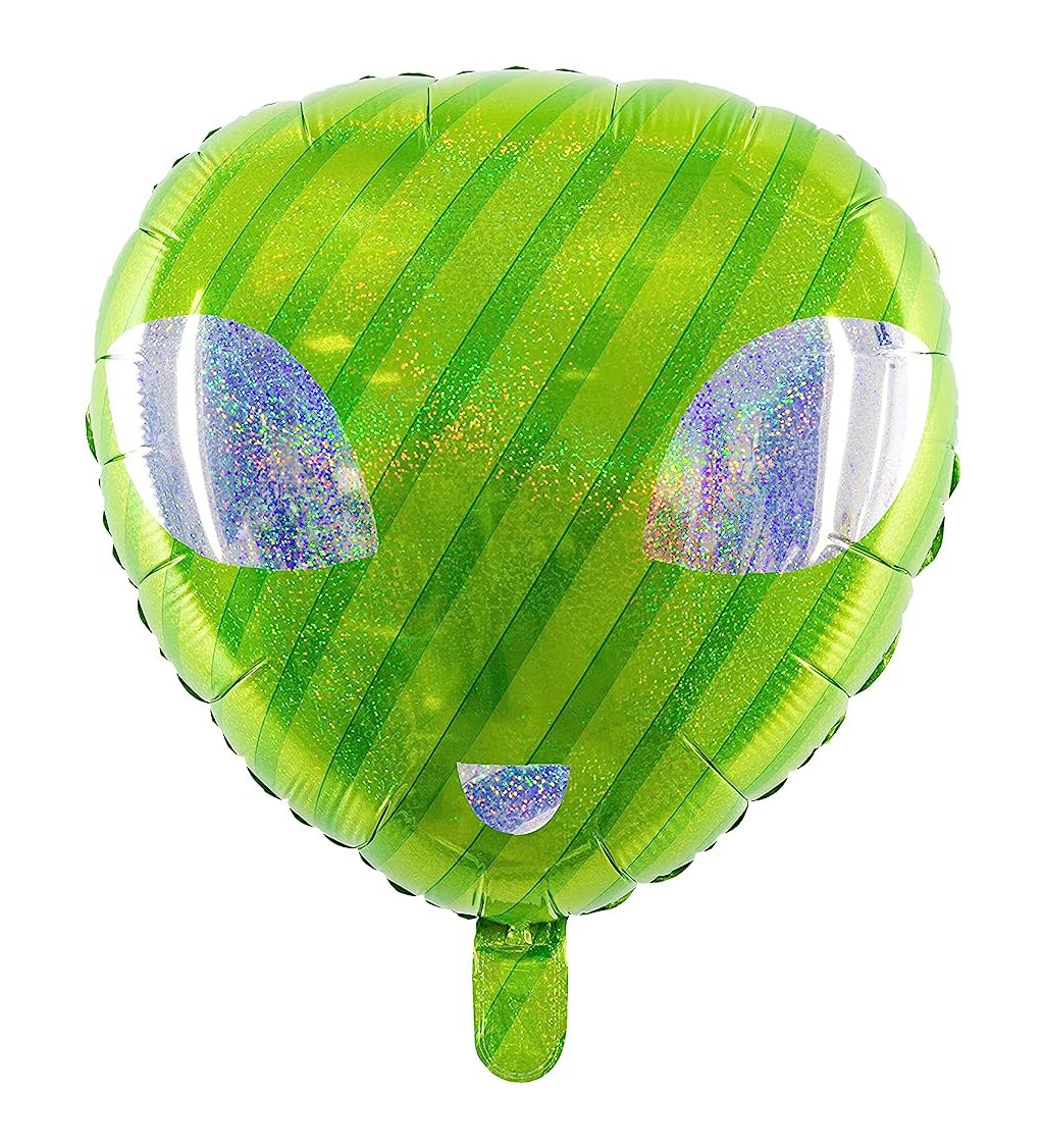 Fóliový balónek zelený ufon