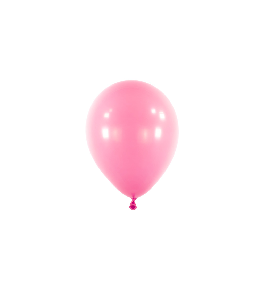 Latexové balónky 27,5 cm pastelové, světle růžové, 50 ks