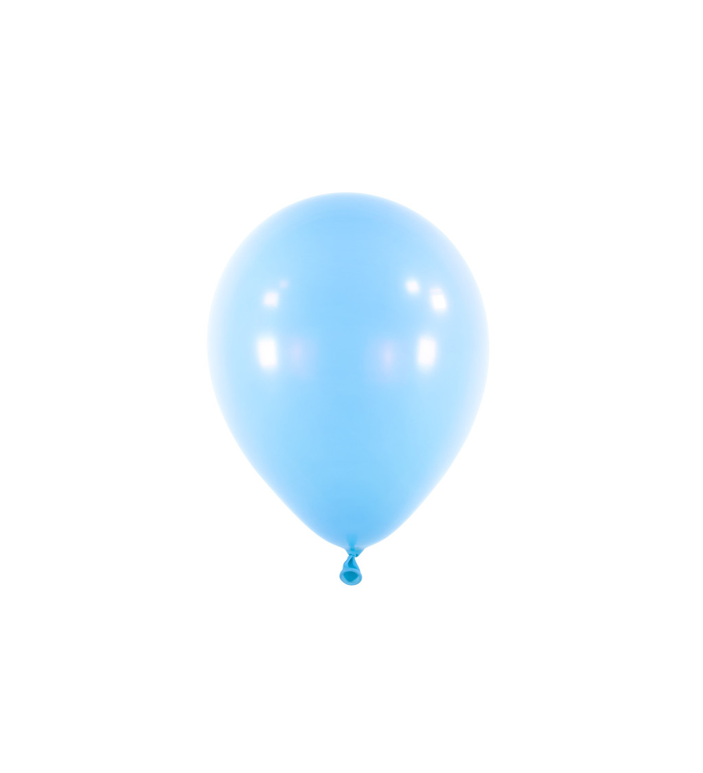Latexové balónky 35 cm pastelové, modré, 50 ks