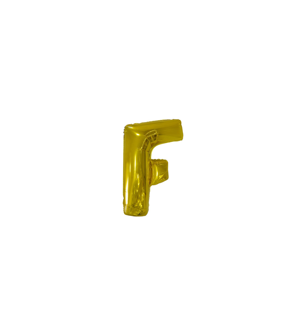 Zlatý balónek - písmeno F
