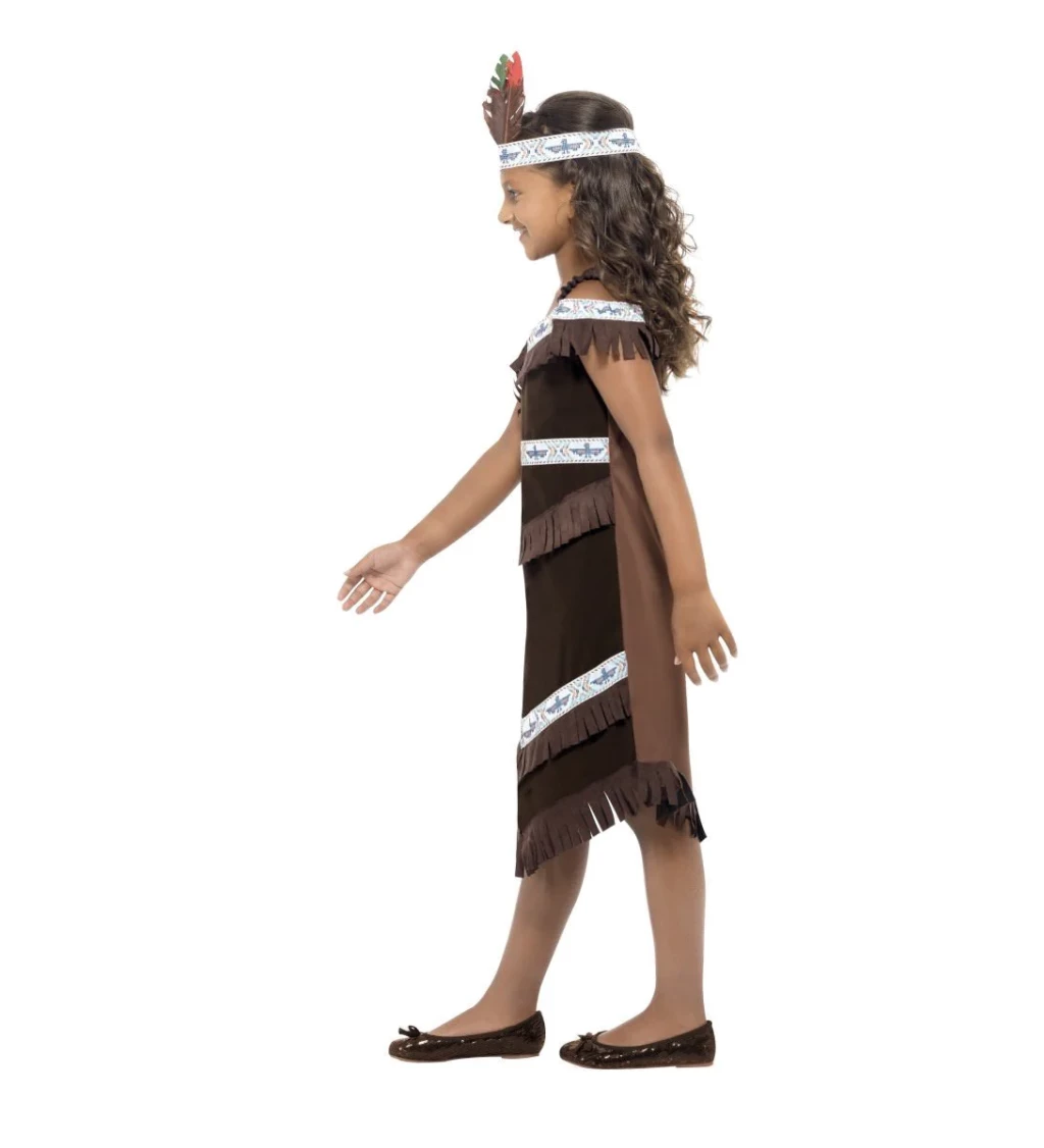 Dětský kostým "Indiánské děvče"