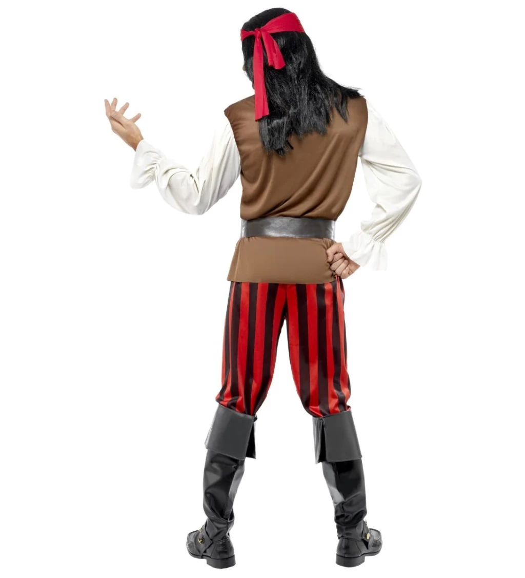 Kostým "Pirát - pruhované kalhoty"