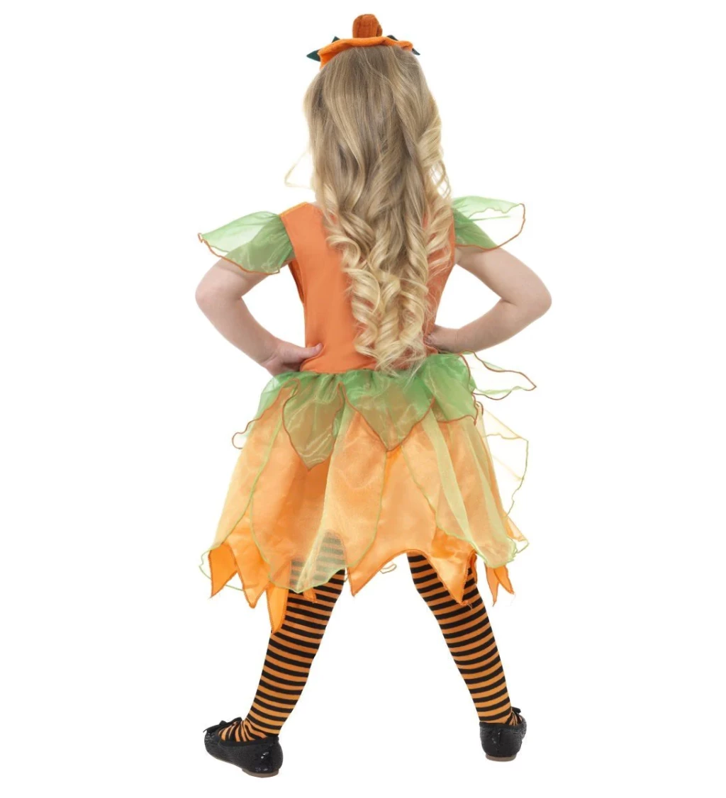 Dětský kostým na halloween "Dýňová víla"