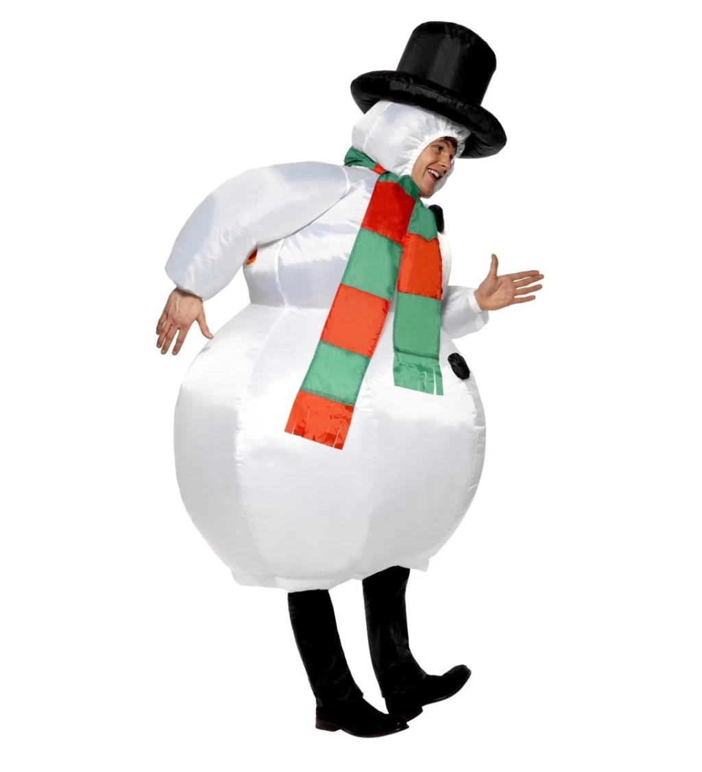 Kostým "Sněhulák - nafukovací"