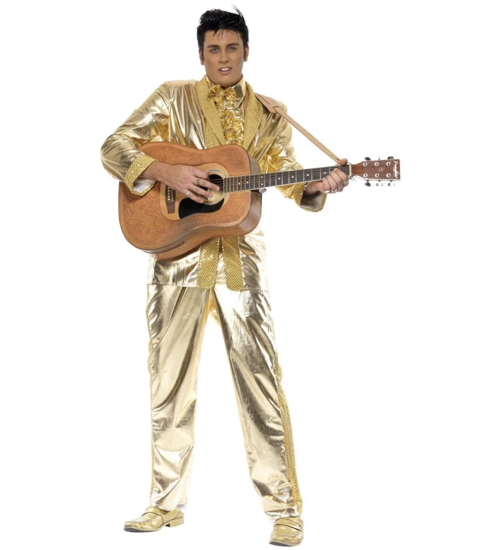 Kostým "Elvis - zlatý oblek"