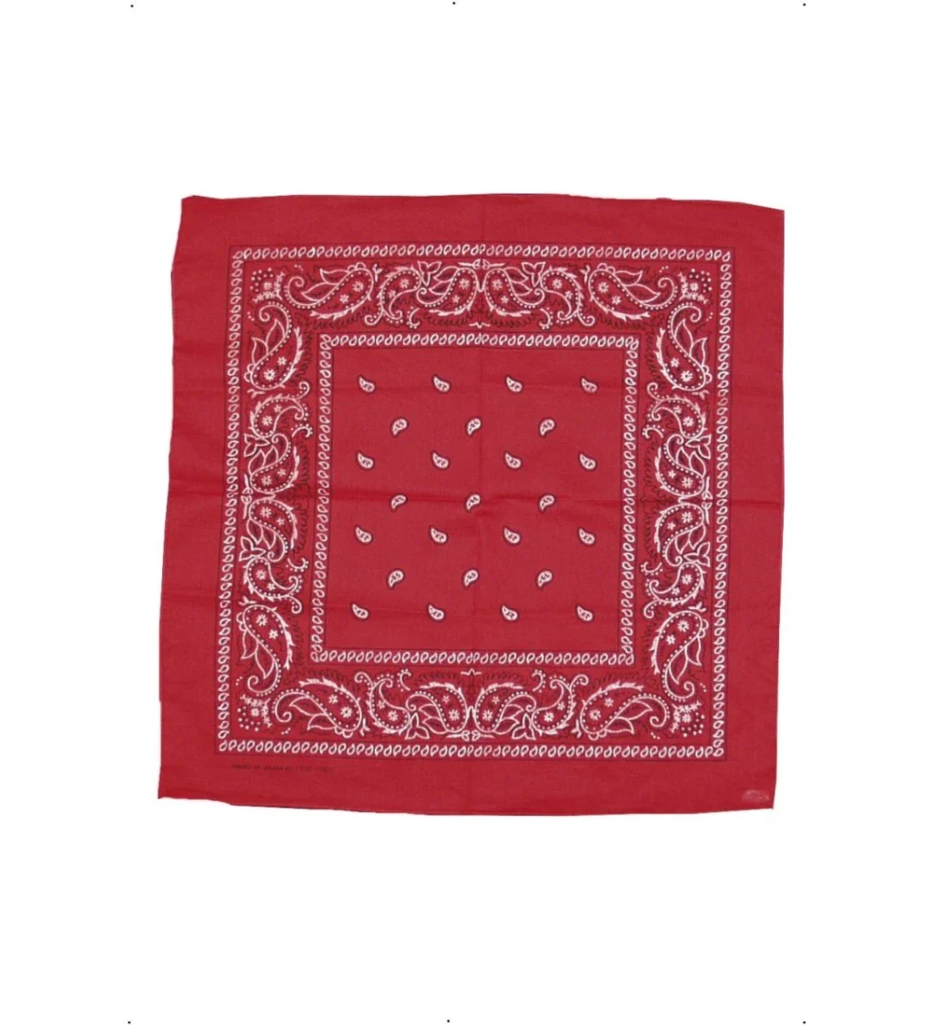 Kovbojský šátek - červený