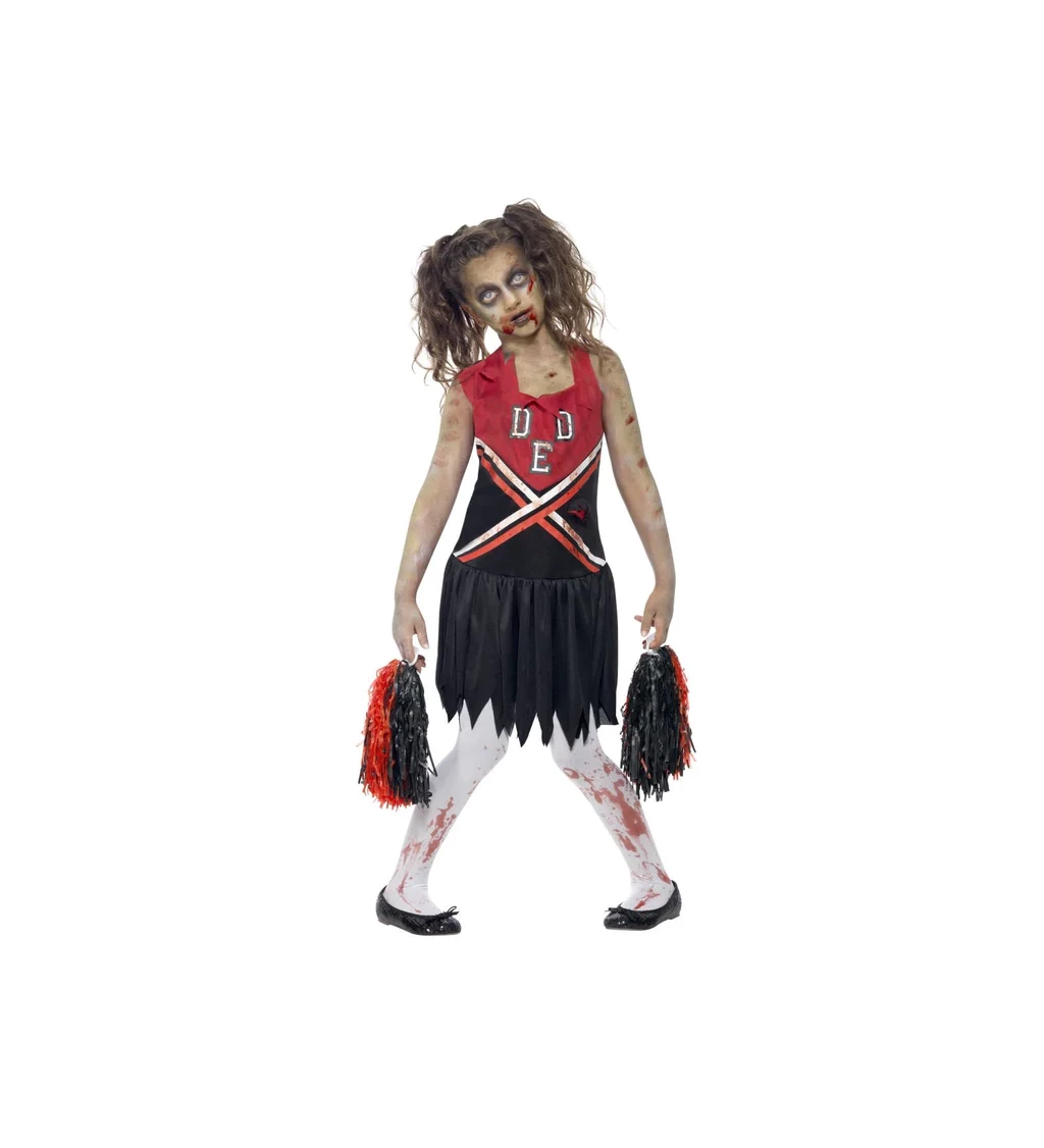 Dětský kostým "Zombie roztleskávačka"