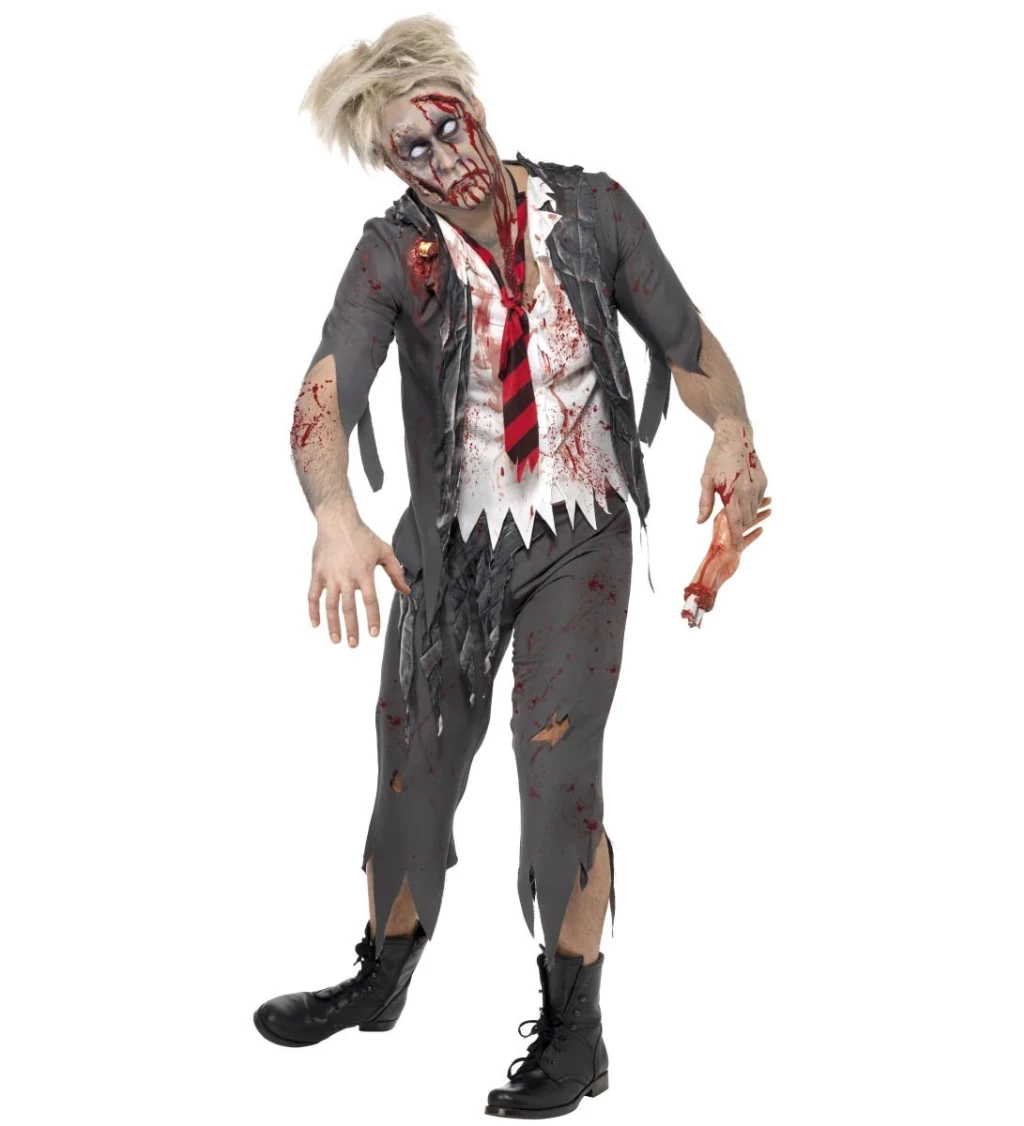 Halloween kostým "Zombie školák"