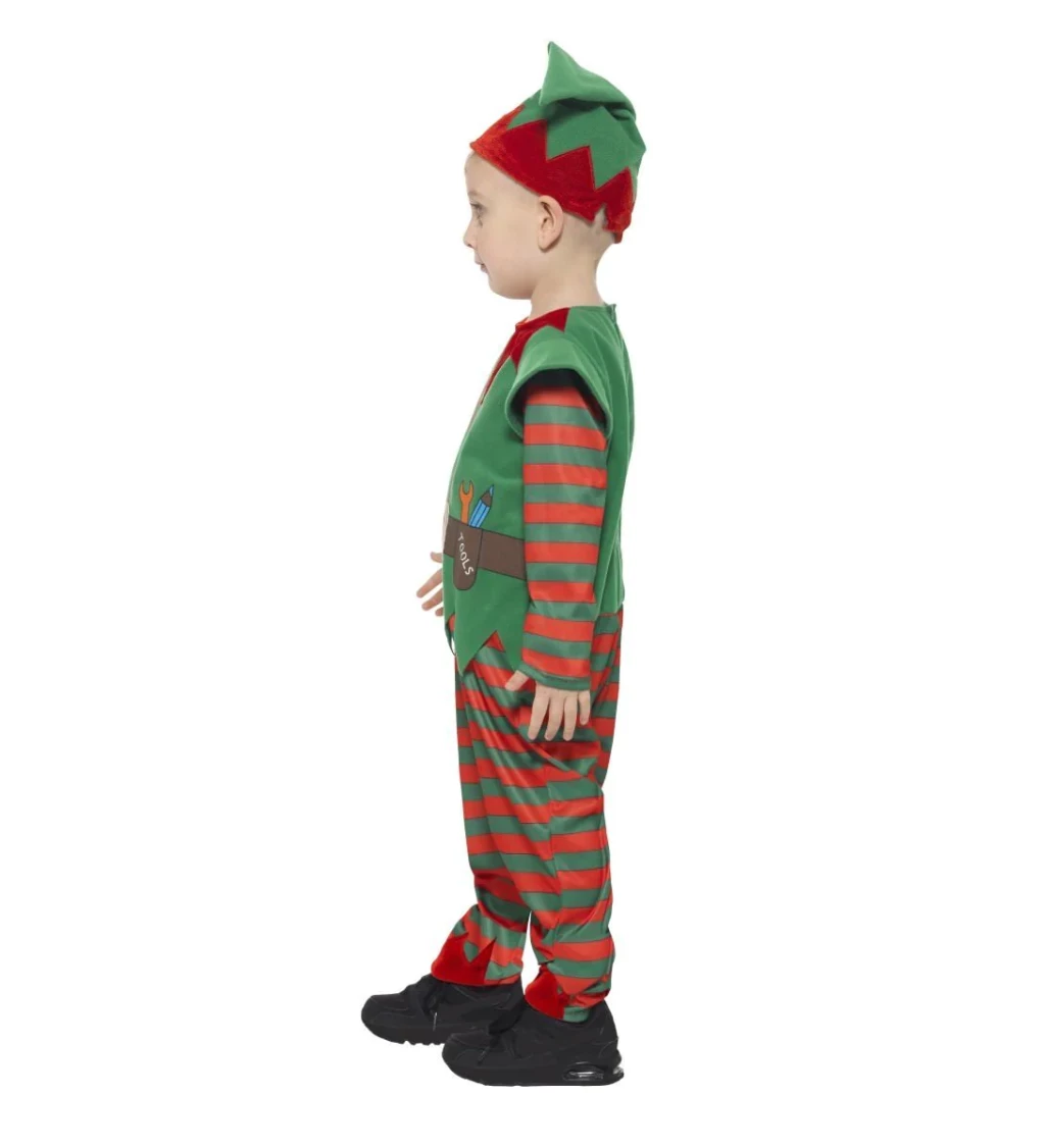 Dětský kostým "Vánoční elf(ka) II"