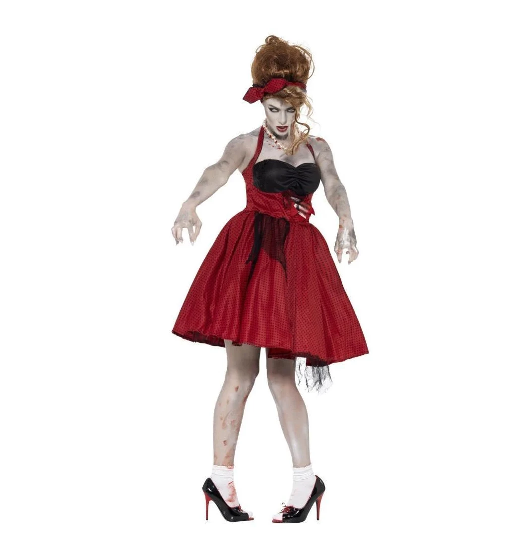 Halloween kostým "Zombie Rockabilly tanečnice"