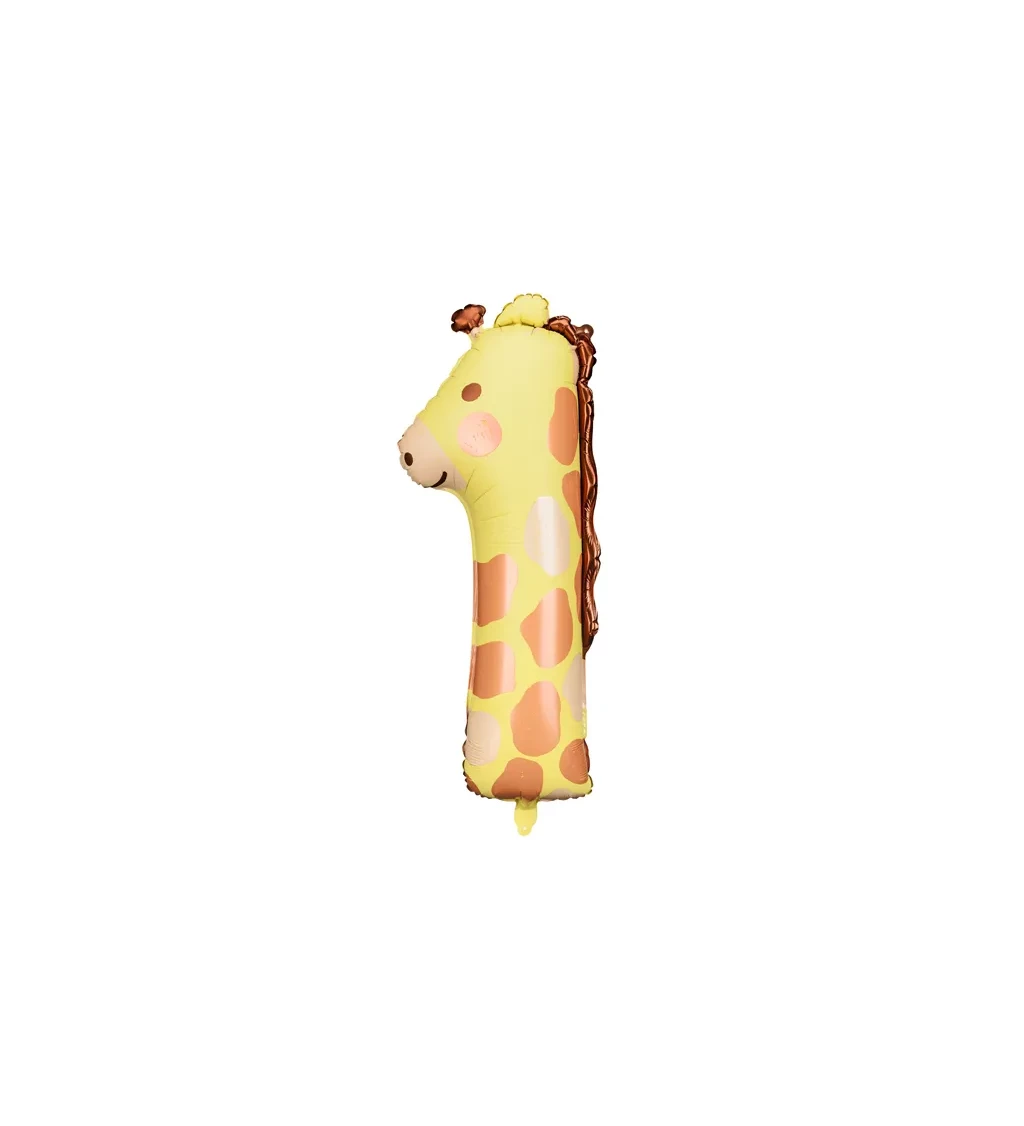 Foliový balonek číslo 1 - Žirafa